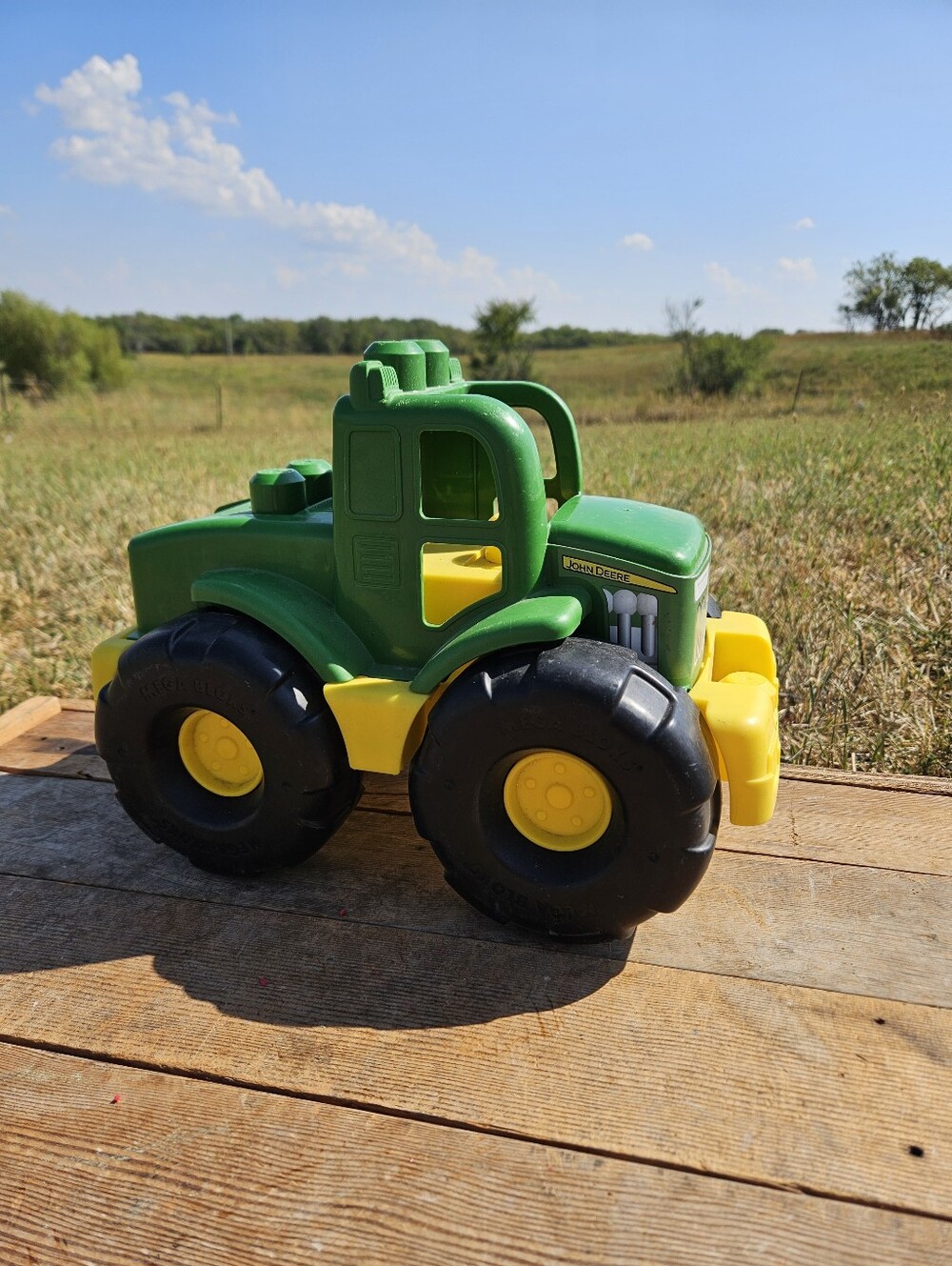 Mega Bloks John Deere Lil Tractor First Builders Toddler Toy Farm Vehicle Green